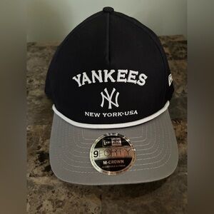 New York Yankees Cap New Era New York Yankees MLB 9FORTY M-Crown A-Frame Hat NEW